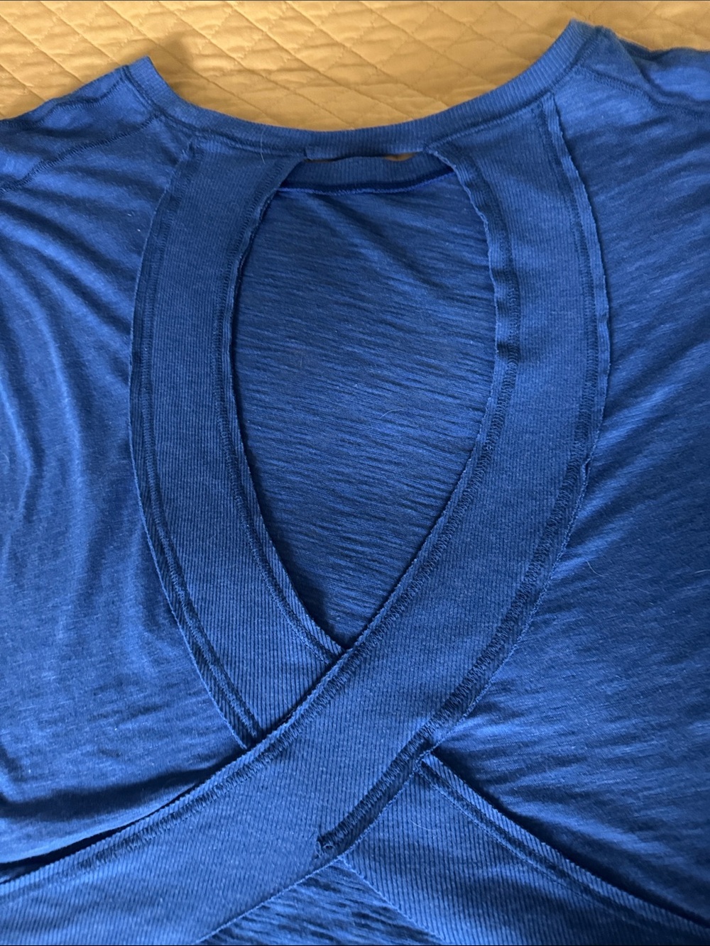 FP Movement by Free People Cropped Tank Top in Royal Blue - Picture 6 of 10